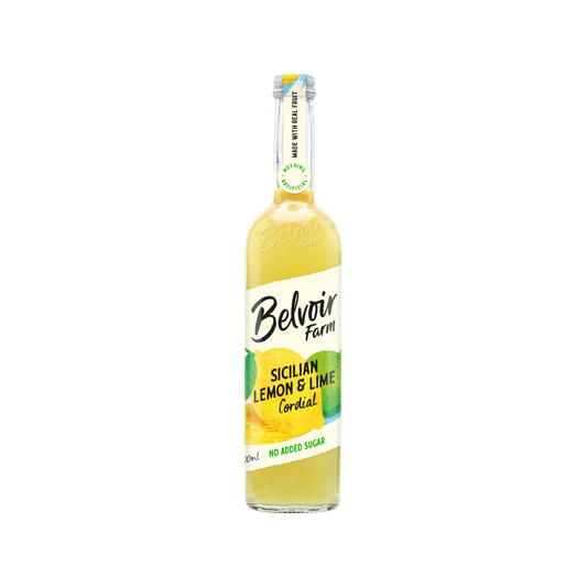 Belvoir No Added Sugar Sicilian Lemon & Lime Cordial 500ml