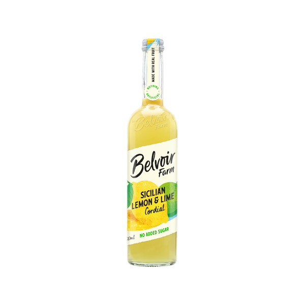 Belvoir No Added Sugar Sicilian Lemon & Lime Cordial 500ml