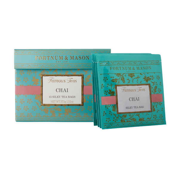 Fortnum & Mason Chai 15 Whole Leaf Silky Teabags