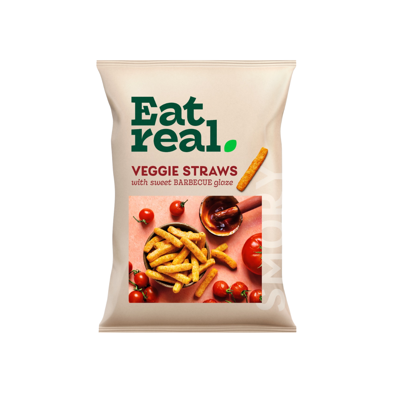 Eat Real Veggie Straws - Sweet Barbecue Glaze 110g