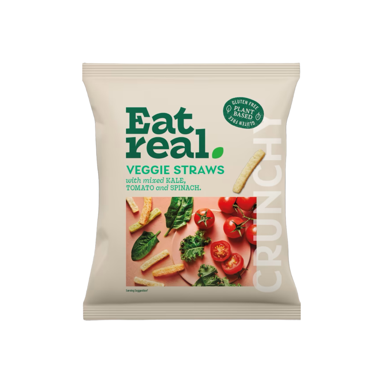 Eat Real Veggie Straws - Mixed Kale, Tomato & Spinach 45g