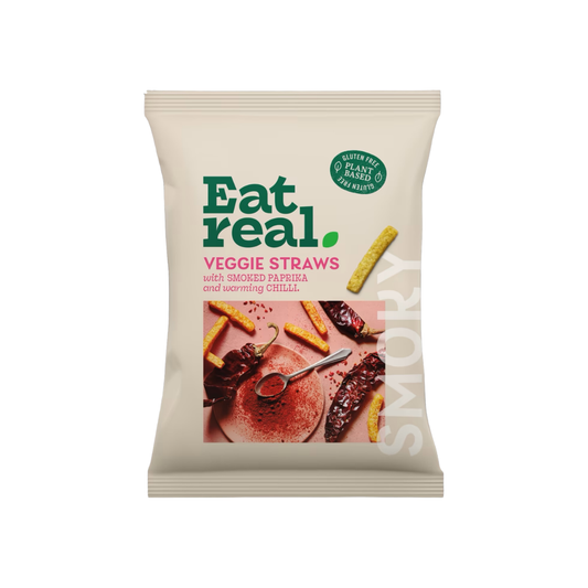Eat Real Veggie Straws - Smoked Paprika & Warming Chilli 110g