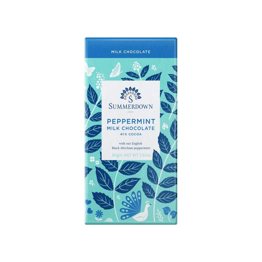 Summerdown Peppermint Milk Chocolate Bar 80g
