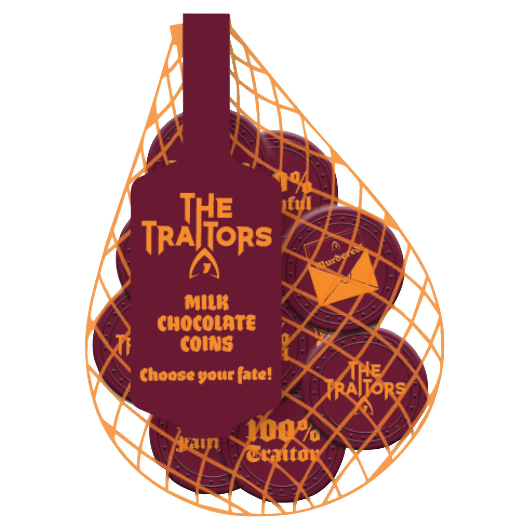 The Traitors Milk Chocolate Coins 72g
