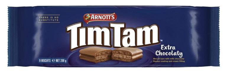 Arnotts Tim Tam Extra Chocolaty 200g