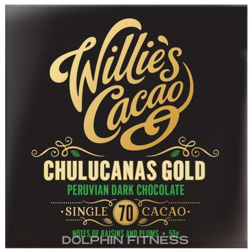 Willie's Cacao Chulucanas Gold 70% Peruvian Dark Chocolate, 50g