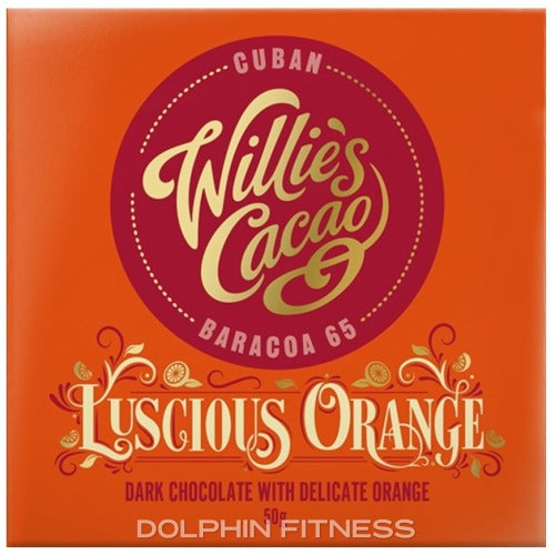 Willie's Cacao Luscious Orange Dark Chocolate, 50g