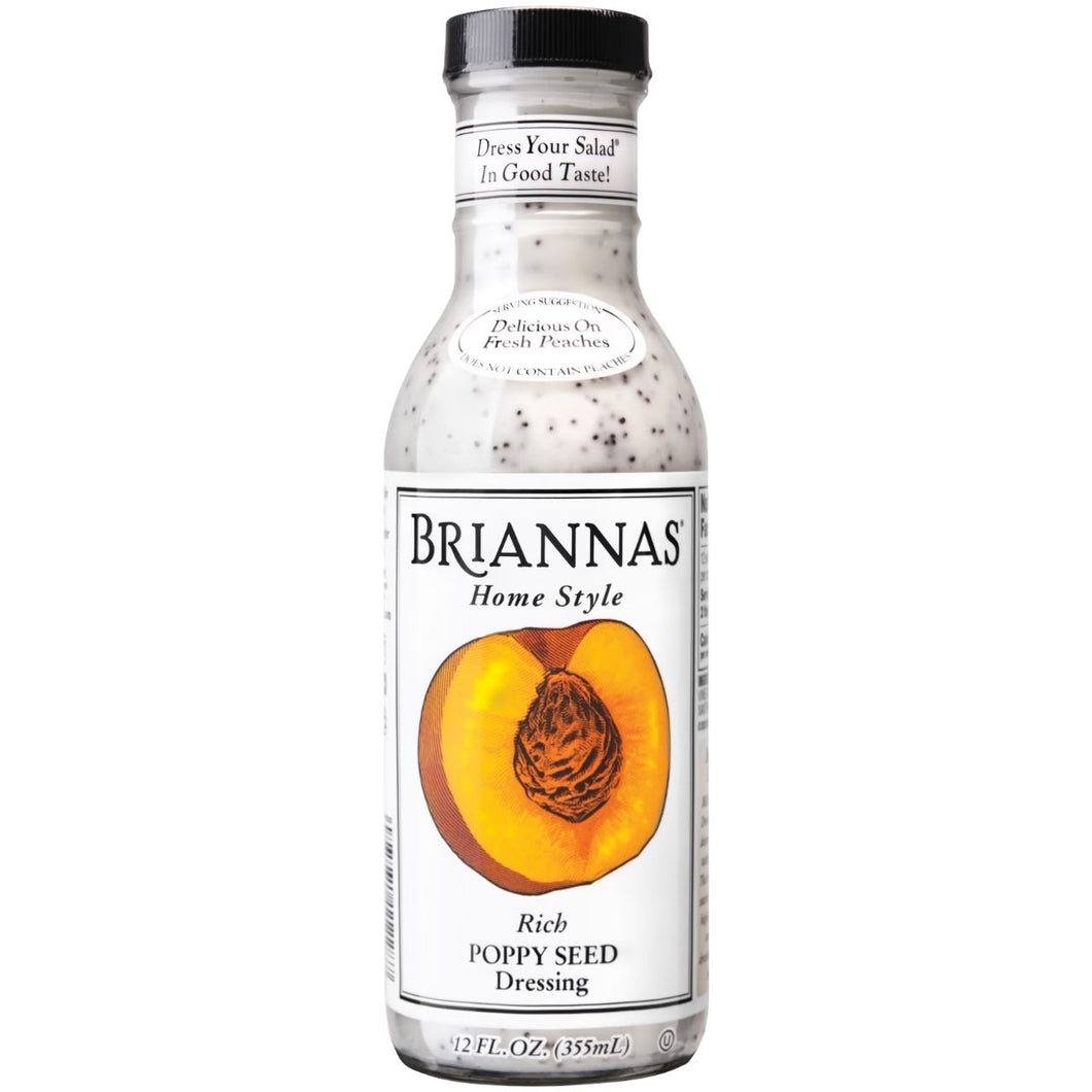 Briannas Home Style Rich Poppy Seed Dressing 355ml