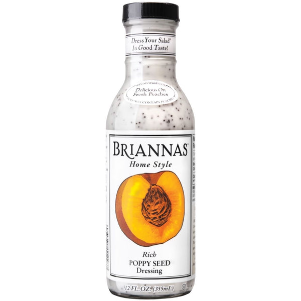 Briannas Home Style Rich Poppy Seed Dressing 355ml
