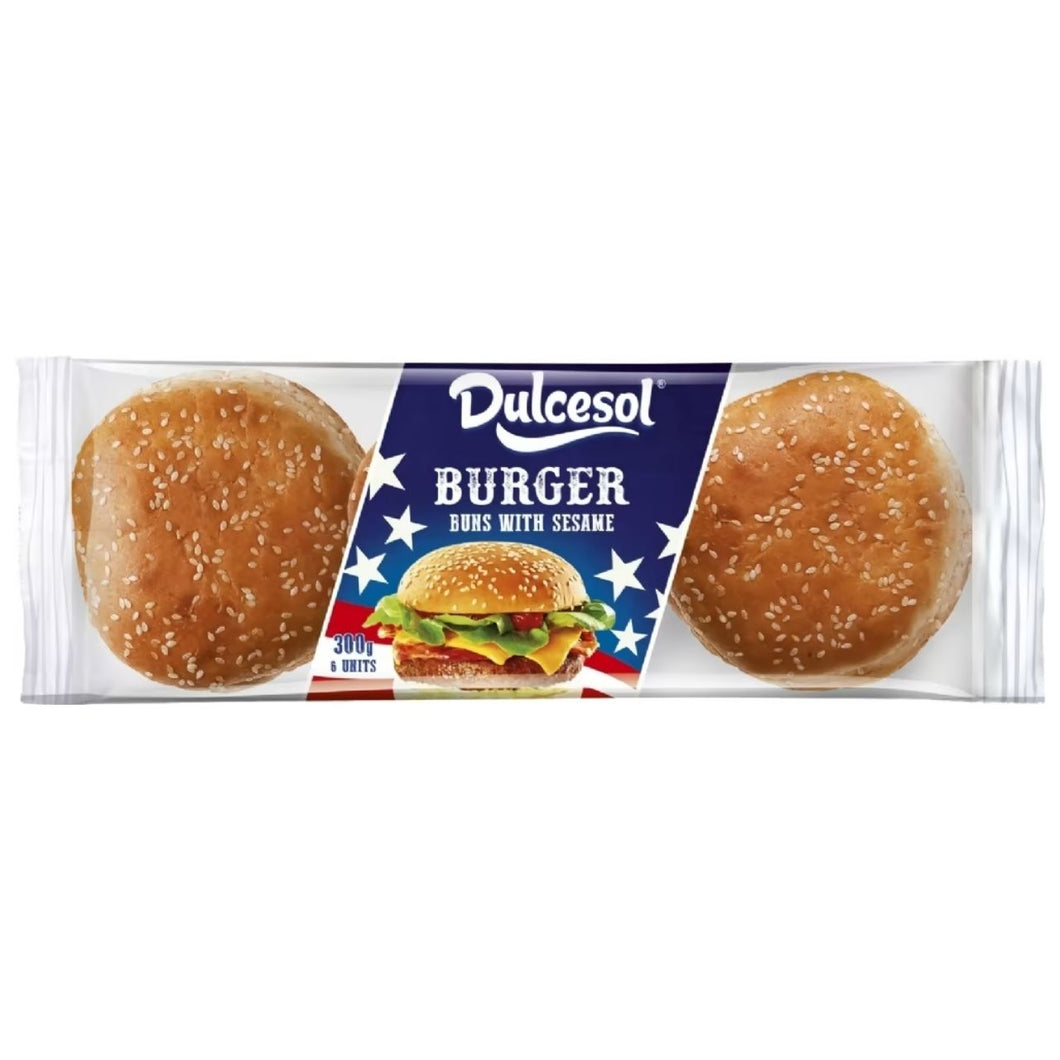 Dulcesol 6 Burger Buns with Sesame 300g