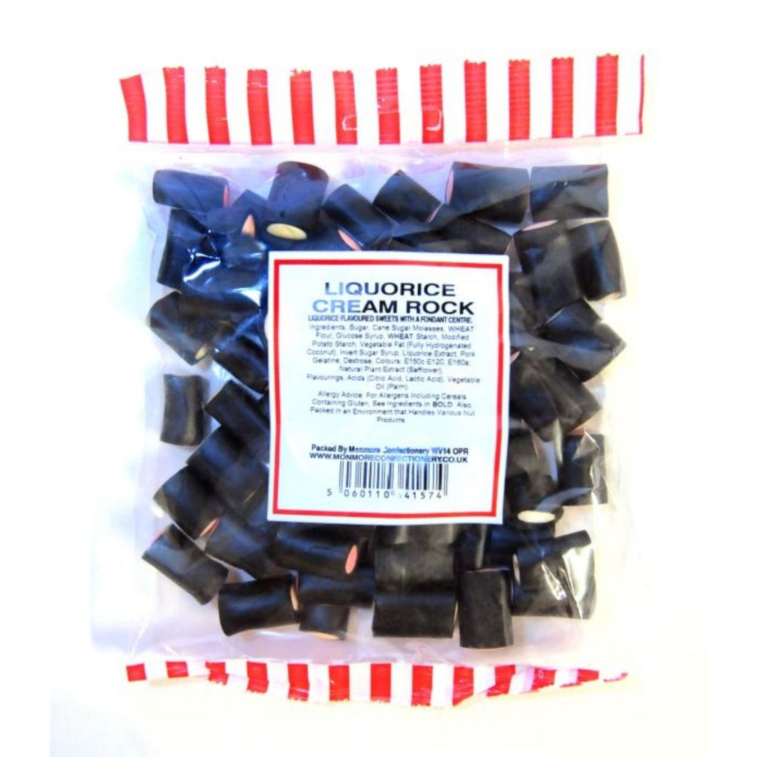 Monmore Liquorice Cream Rock 140g