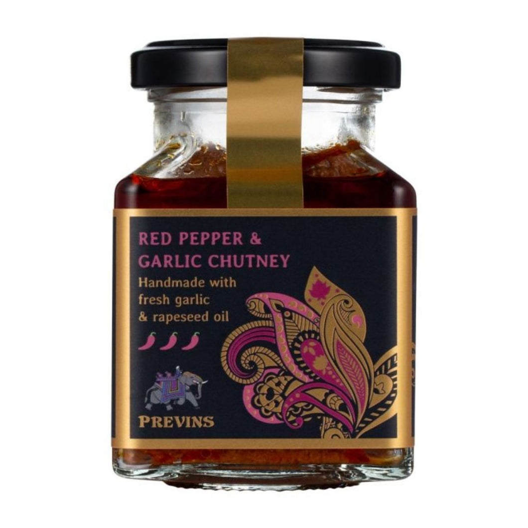 Previns Red Pepper & Garlic Chutney 175g