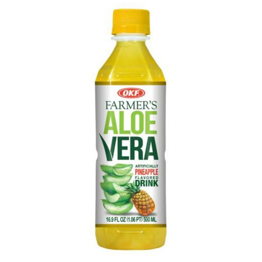 OKF Farmers Pineapple Aloe Vera Drink 500ml