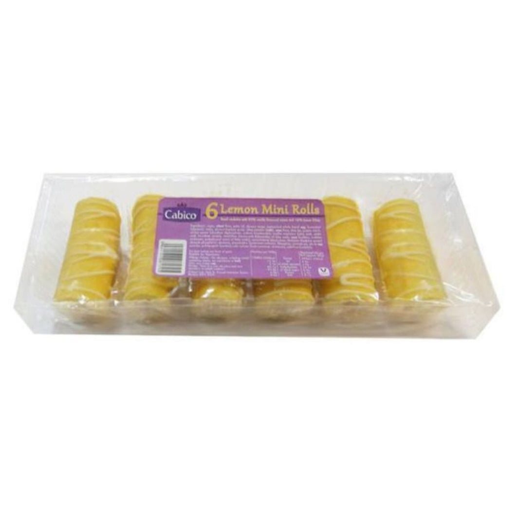 Cabico 6 Lemon Mini Rolls 150g