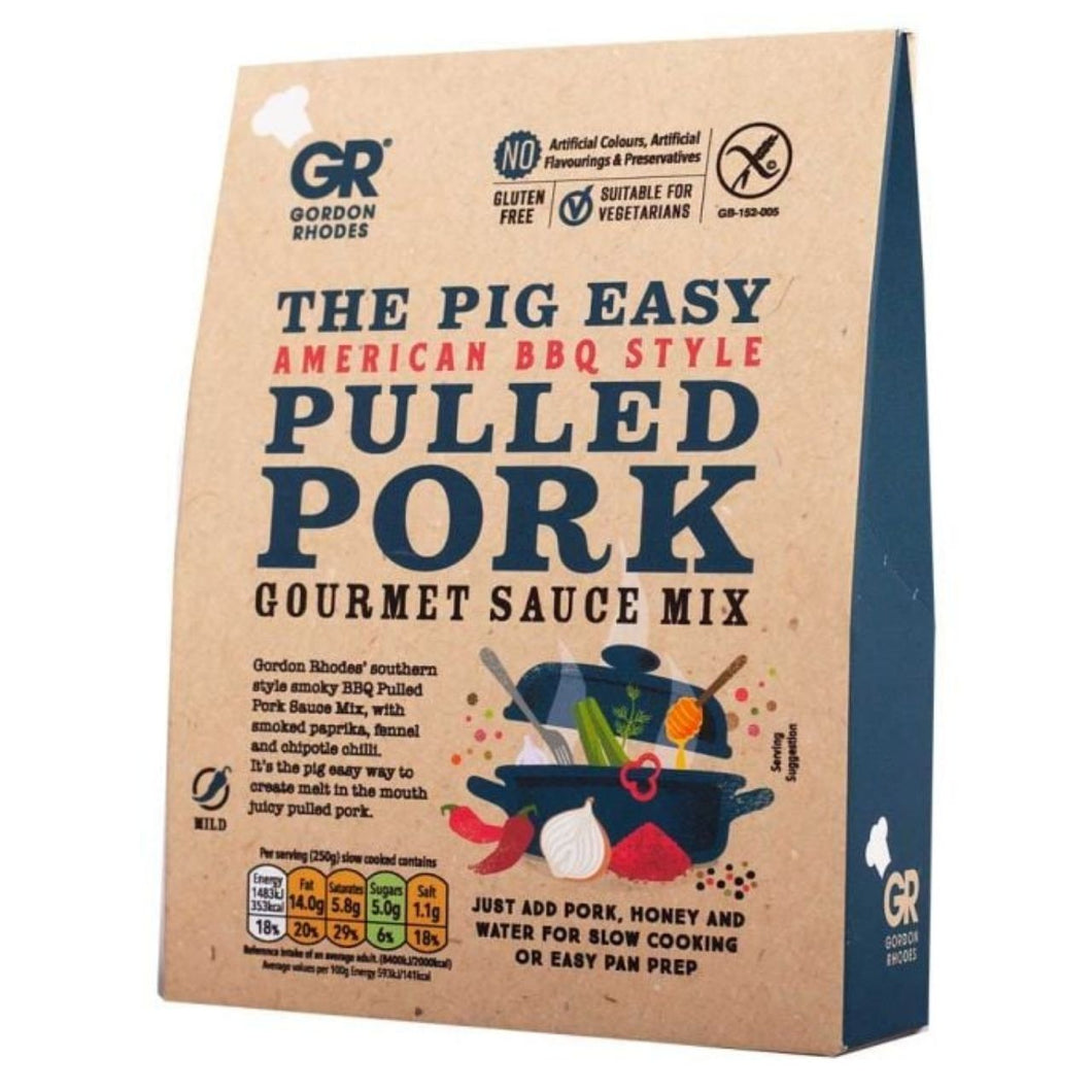 Gordon Rhodes American BBQ Style Pulled Pork Gourmet Sauce Mix 75g