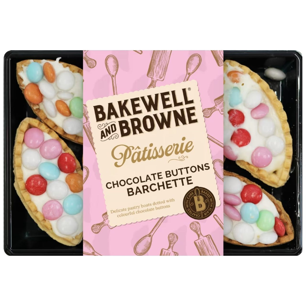 Bakewell And Browne Pâtisserie - Chocolate Buttons Barchette 180g