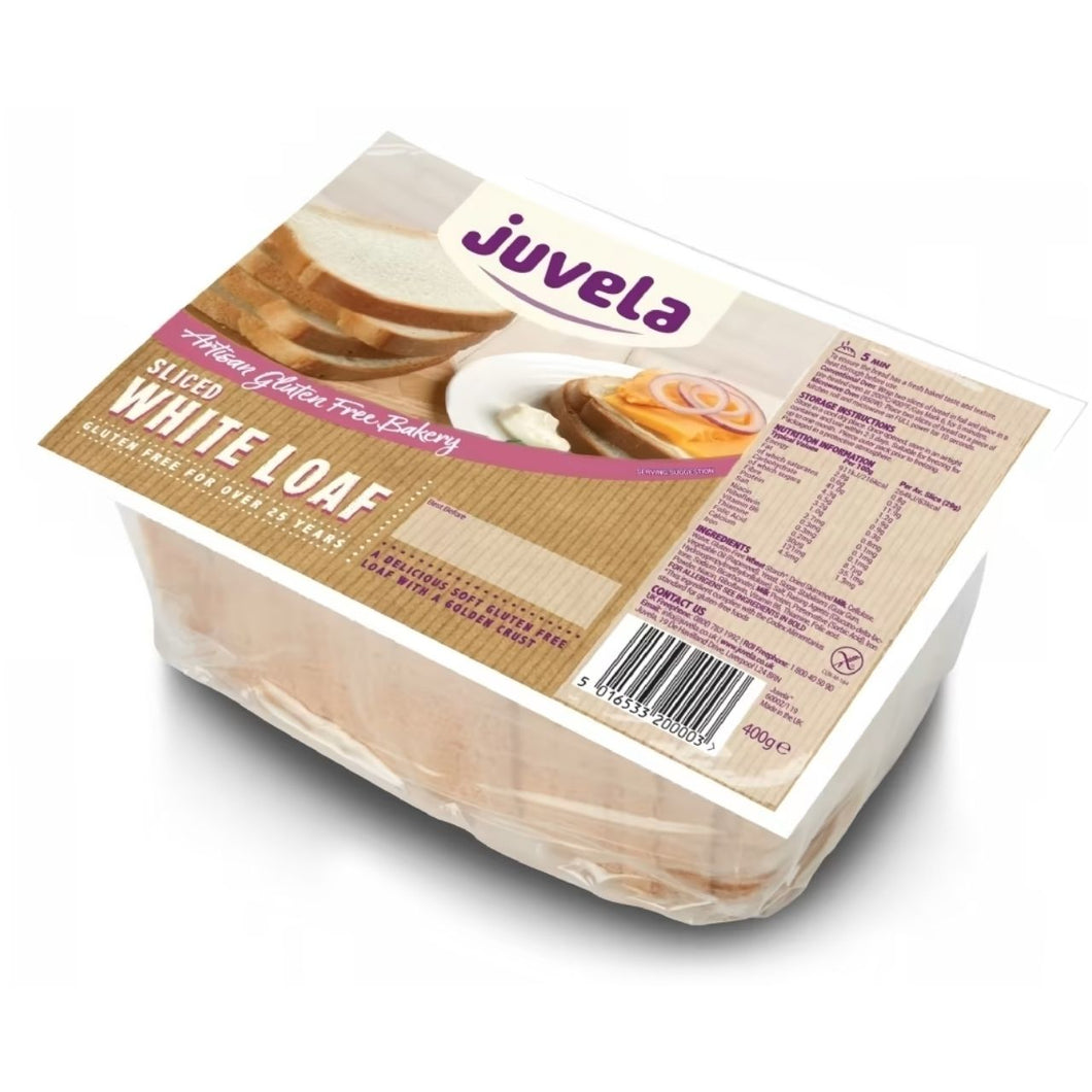 Juvela Gluten Free Sliced White Loaf 400g