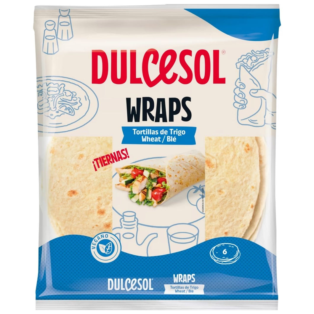 Dulcesol 6 Tortilla Wraps 360g