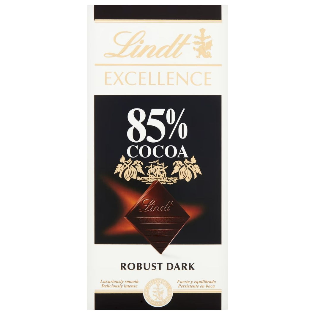 Lindt Excellence Dark 85% Cocoa Bar 100g