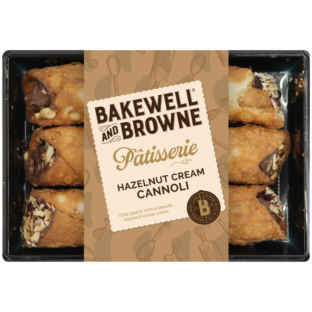 Bakewell And Browne Pâtisserie - Hazelnut Cream Cannoli 180g