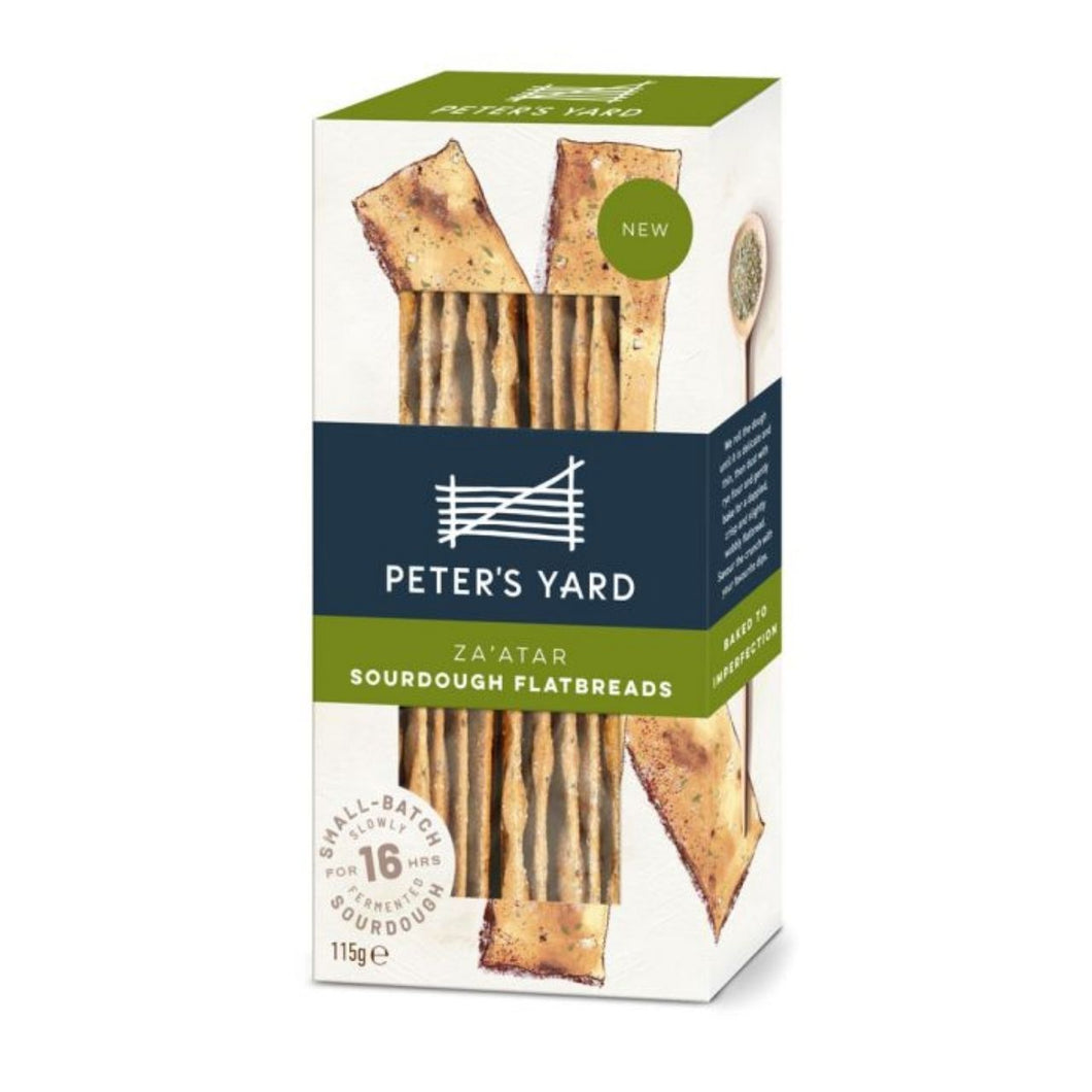 Peter's Yard Za'atar Sourdough Flatbreads 115g