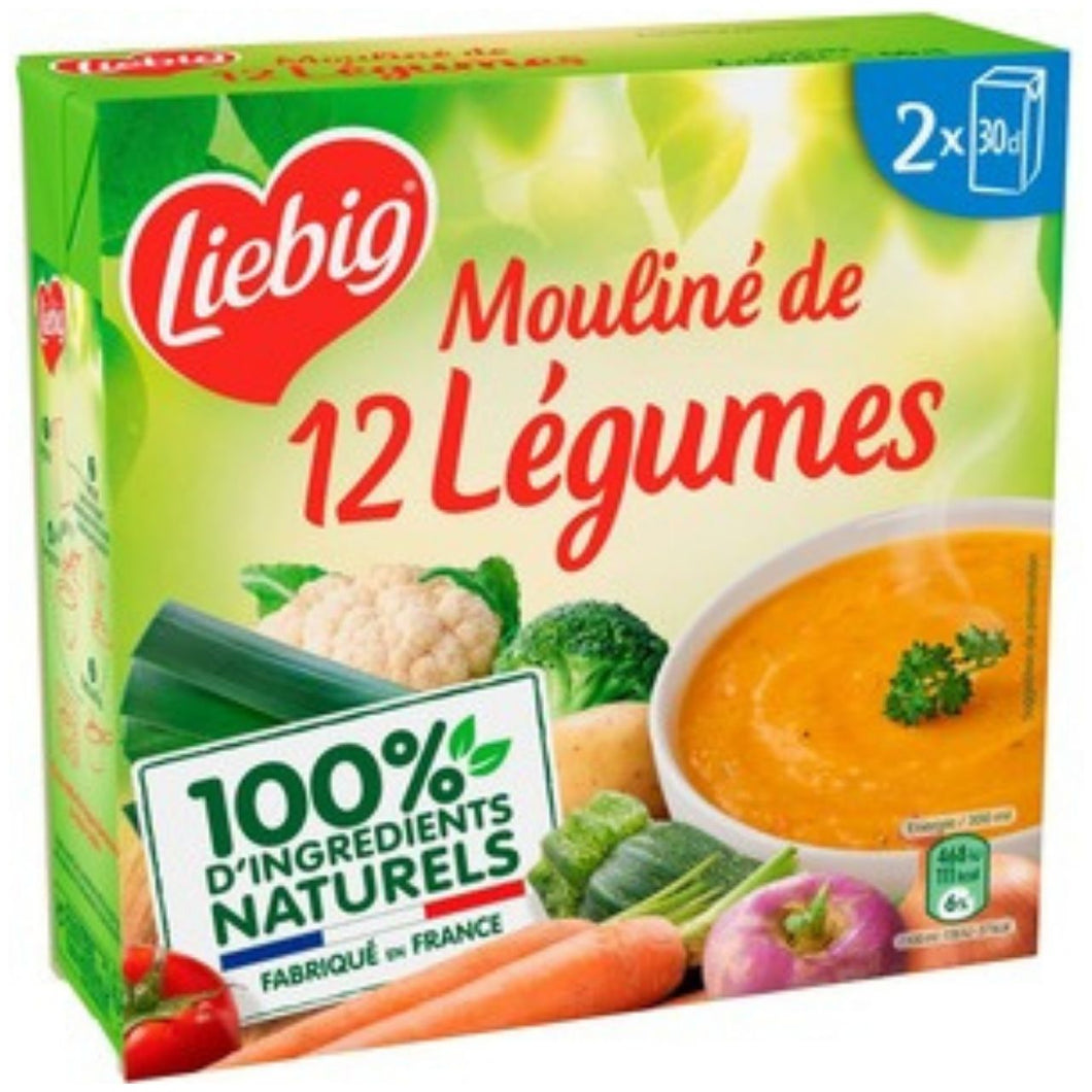 Liebig Pursoup 12 Varied Mixed Vegetables 2x30cl