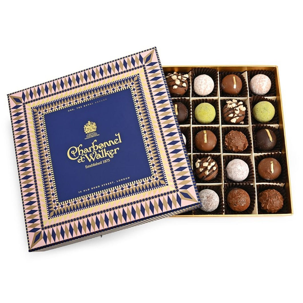 Charbonnel et Walker Victorian – Fine Milk and Dark Truffle Selection – 325g without Alcohol