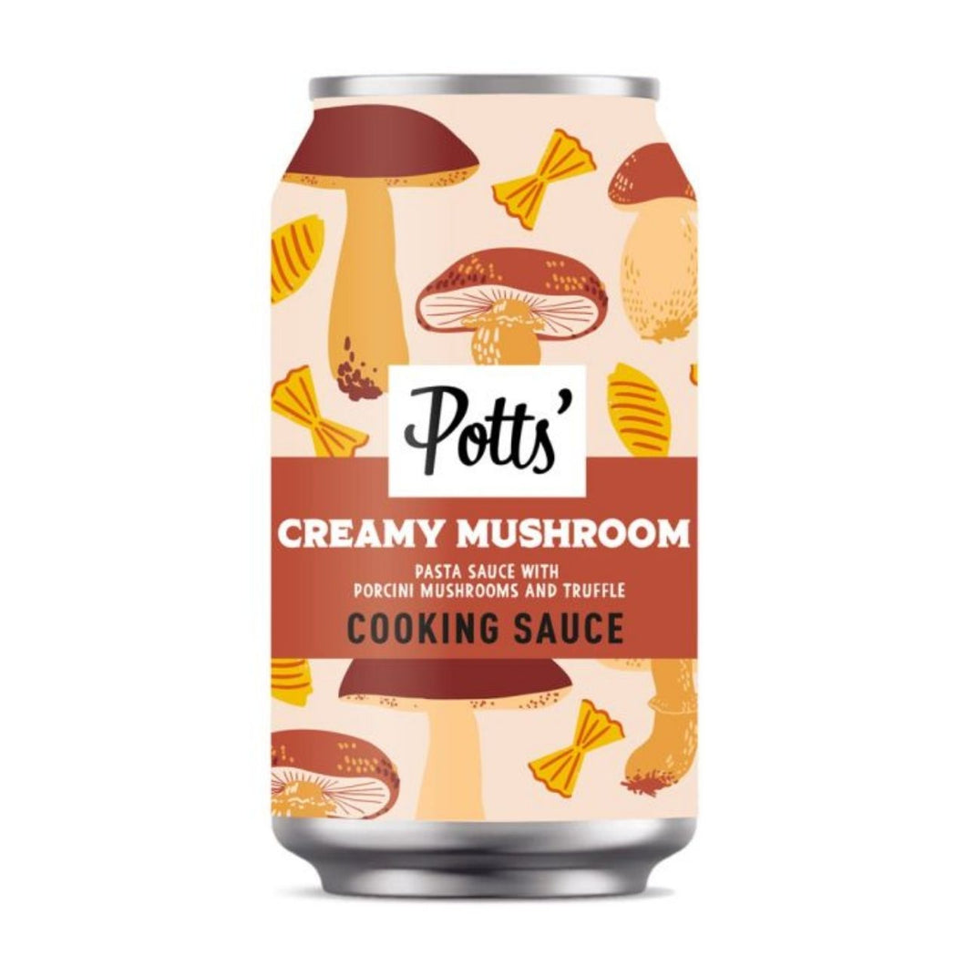 Potts Creamy Mushroom Cooking Sauce Can 330g