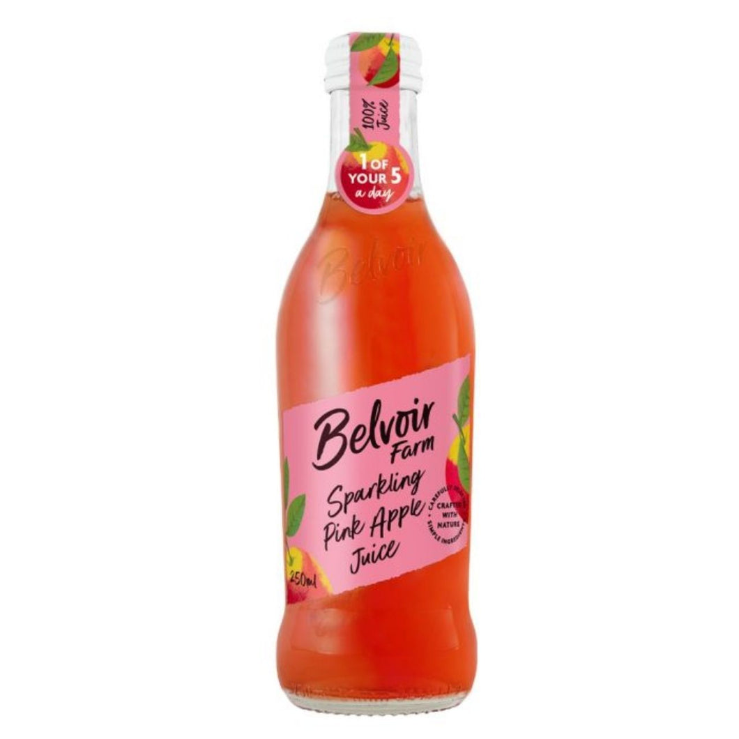 Belvoir Sparkling Pink Apple Juice 750ml