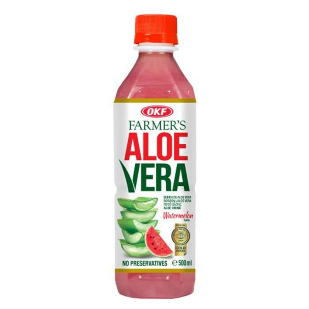 OKF Farmers Watermelon Aloe Vera Drink 500ml