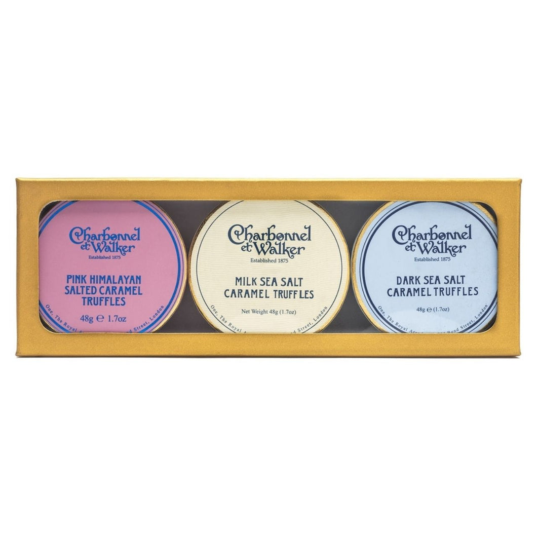 Charbonnel et Walker Sea Salt Caramel Mini Trio of Truffles