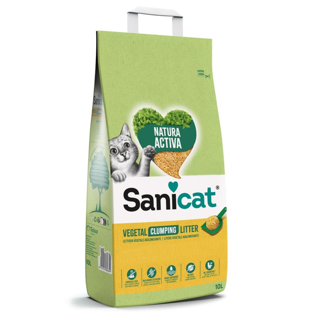 anicat Natura Active Corn Clumping Cat Litter 10 Litre