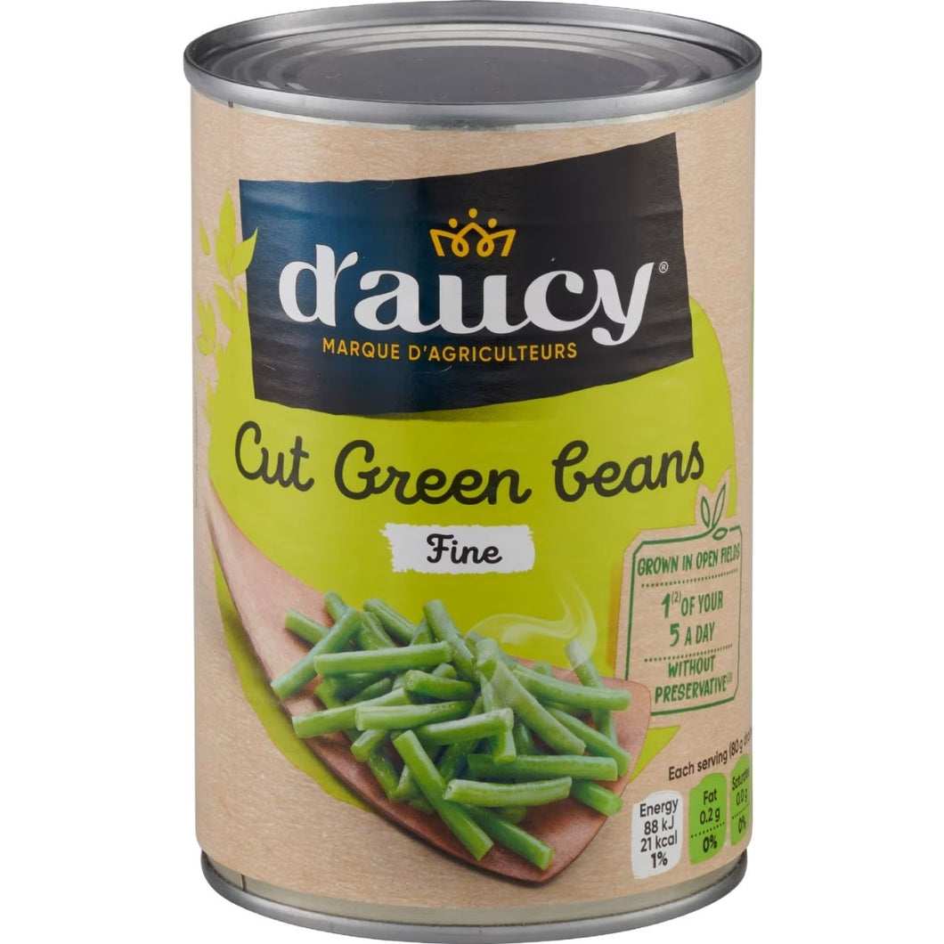 D'Aucy Cut Green Beans - Fine 400g