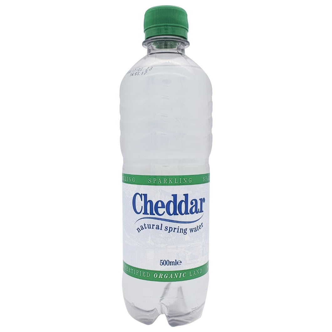 Cheddar Natural Spring Water - Sparkling PET 500ml