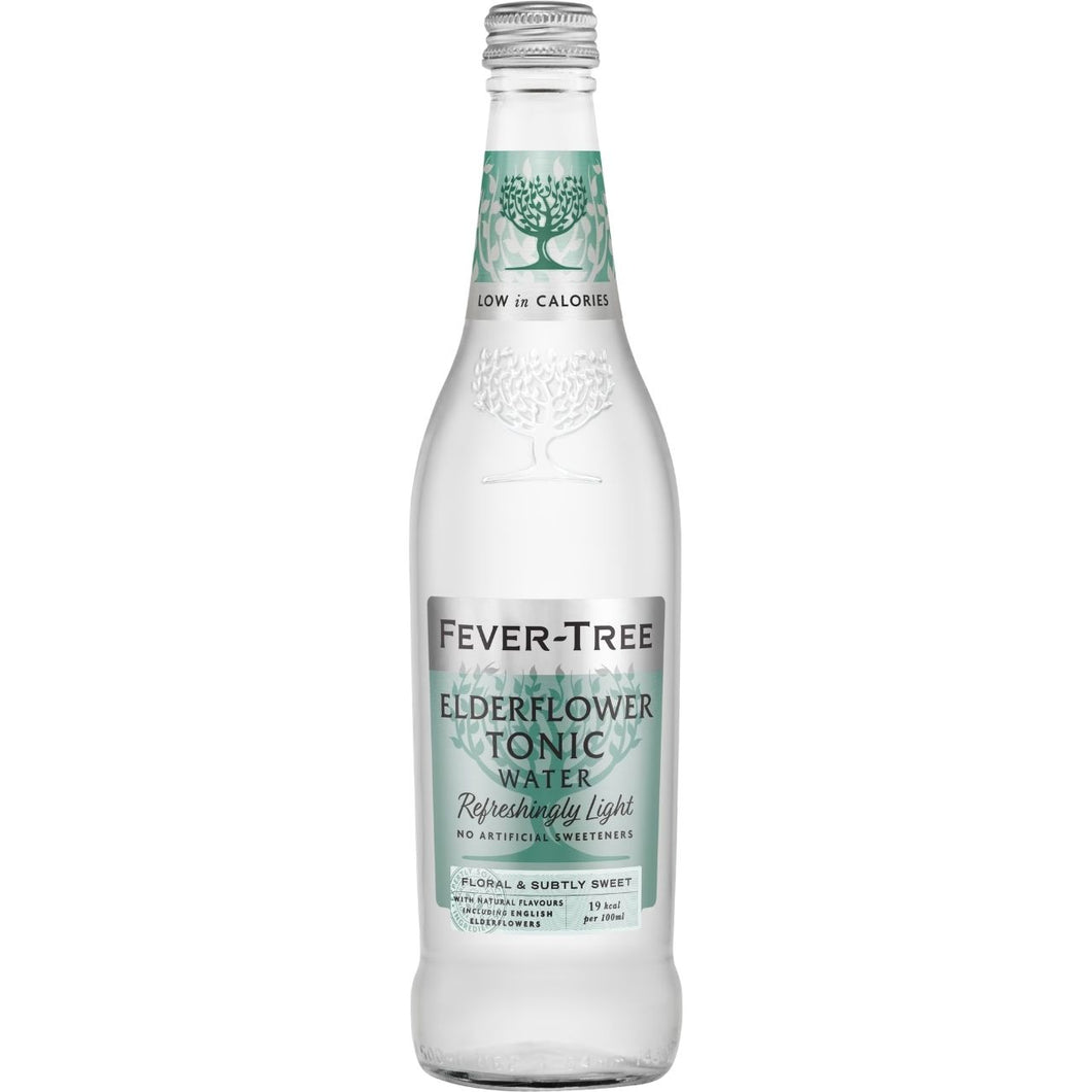 Fever-Tree Refreshingly Light Elderflower Tonic Water 500ml