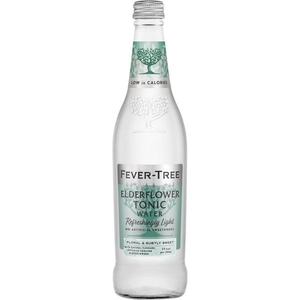 Fever-Tree Refreshingly Light Elderflower Tonic Water 500ml