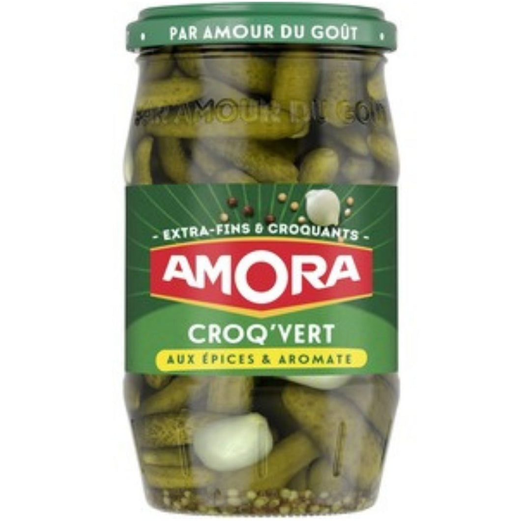 Amora Cornichons Extra Fine 380g (Net) 670g