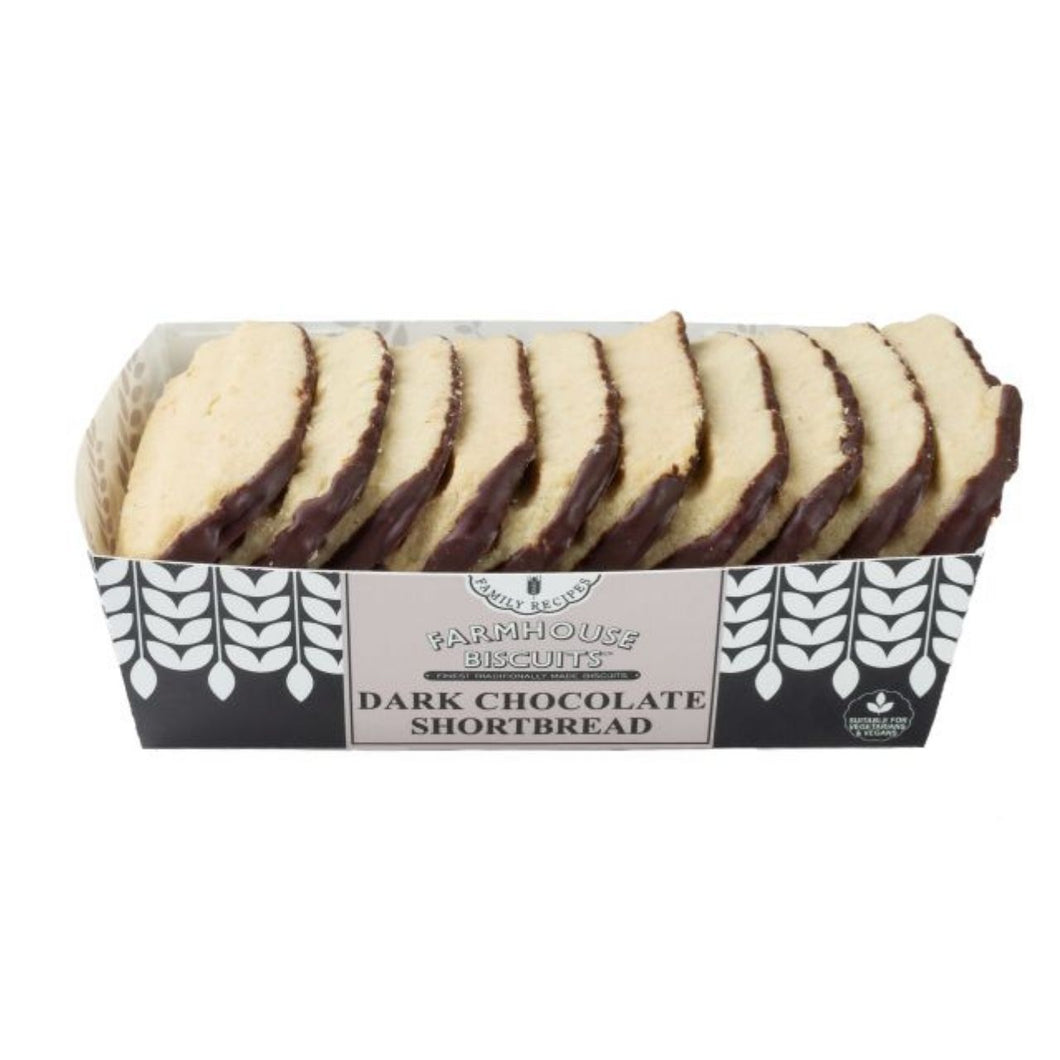 Farmhouse Biscuits Dark Chocolate Shortbread Fingers 150g