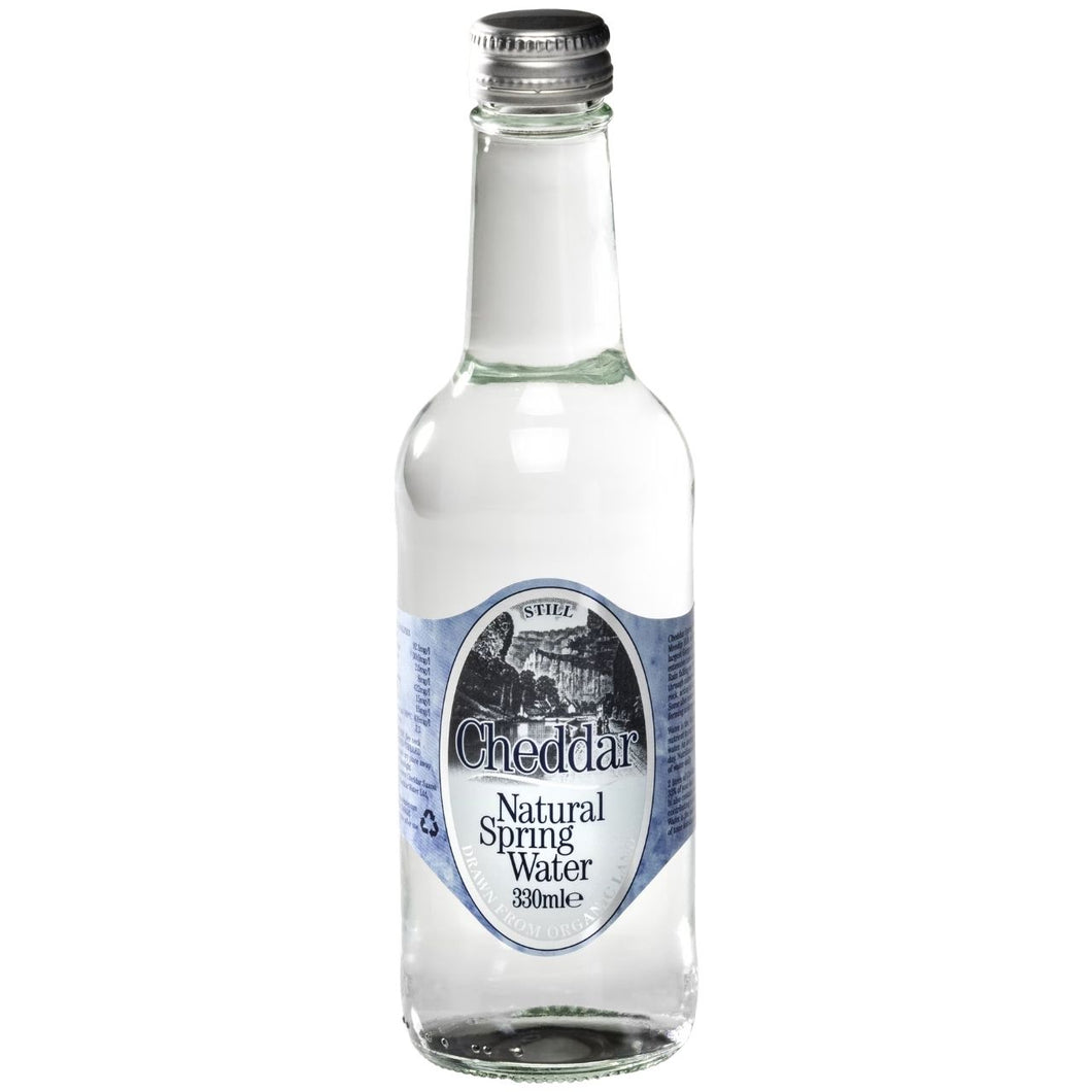 Cheddar Natural Spring Water - Still Glass 330ml