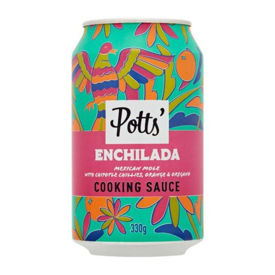 Potts Enchilada Cooking Sauce Can 330g
