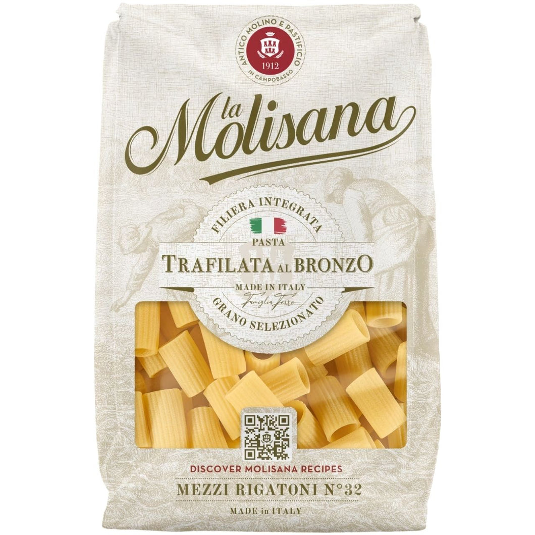 La Molisana Mezzi Rigatoni Pasta 500g