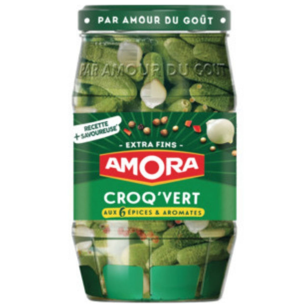 Amora Cornichons Extra Fine 210g