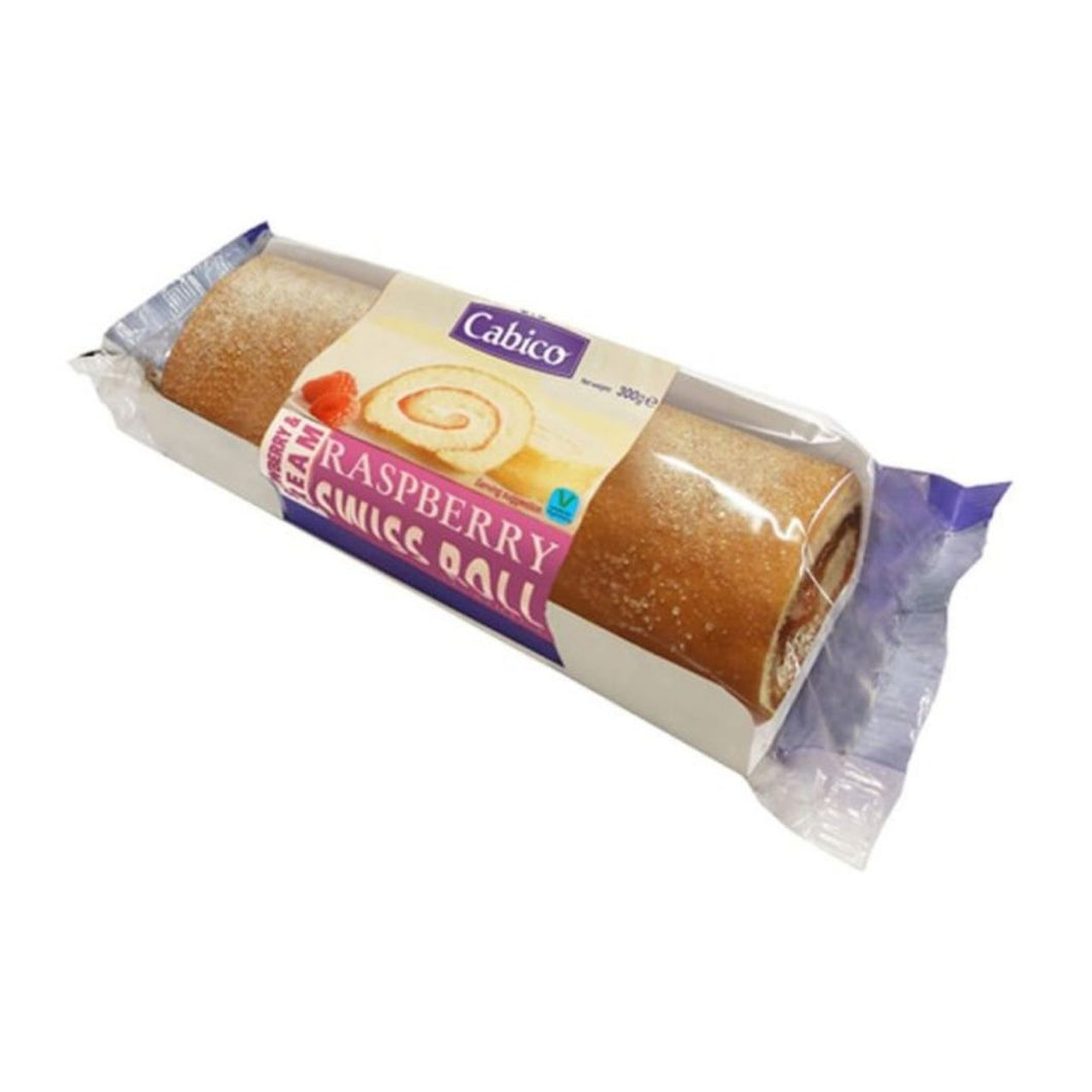 Cabico Raspberry Swiss Roll 300g