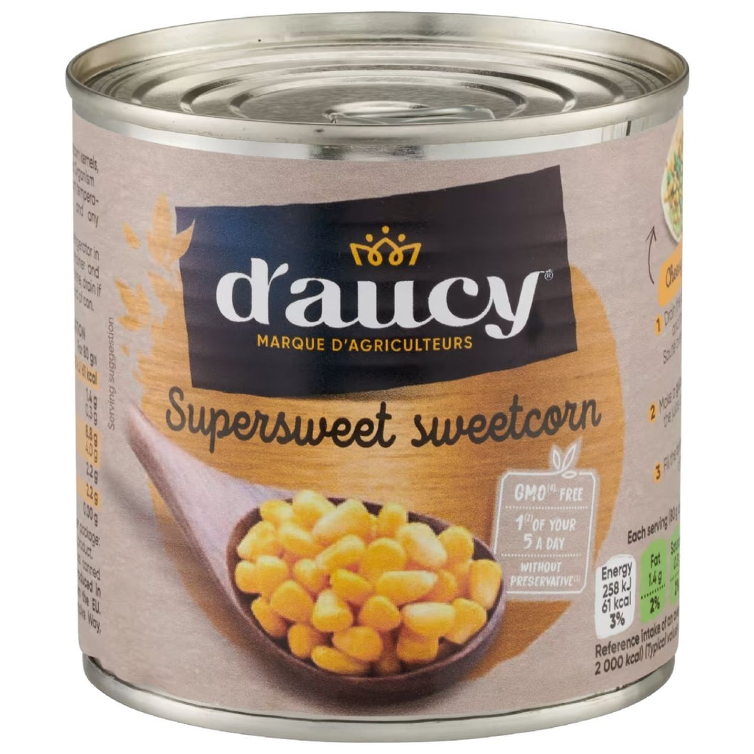 D'Aucy Supersweet Sweetcorn 326g