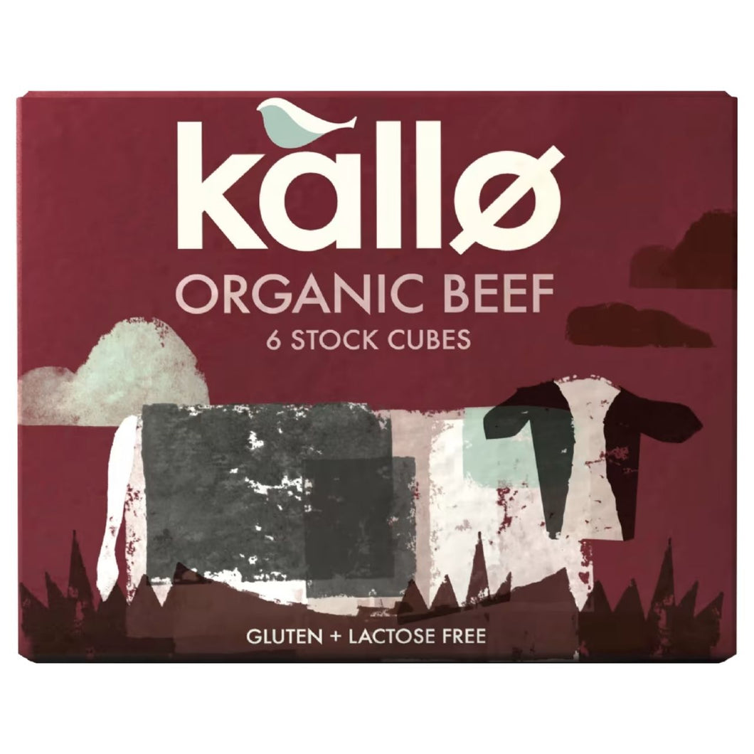 Kallo Organic Beef Stock Cubes 66g