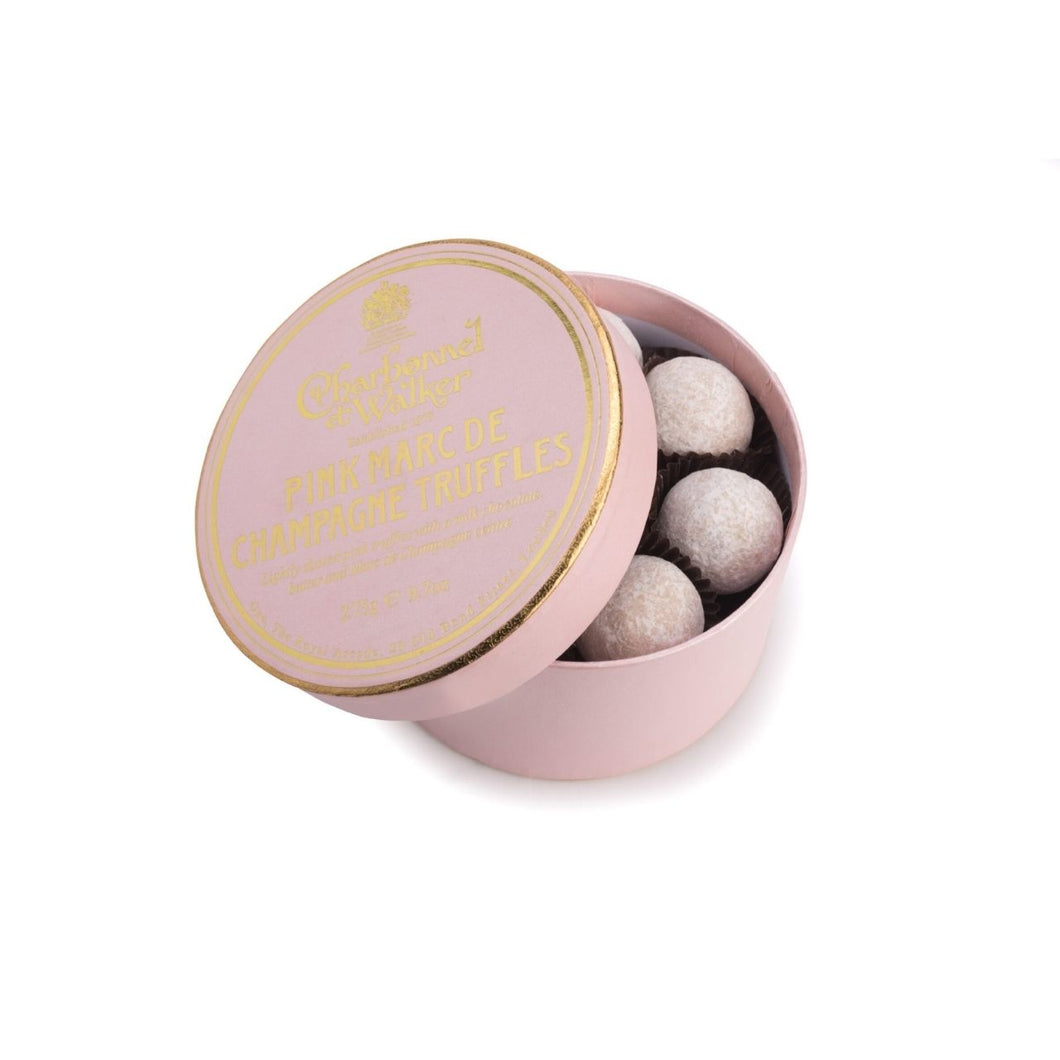Charbonnel et Walker Pink Marc de Champagne Chocolate Truffles 275g