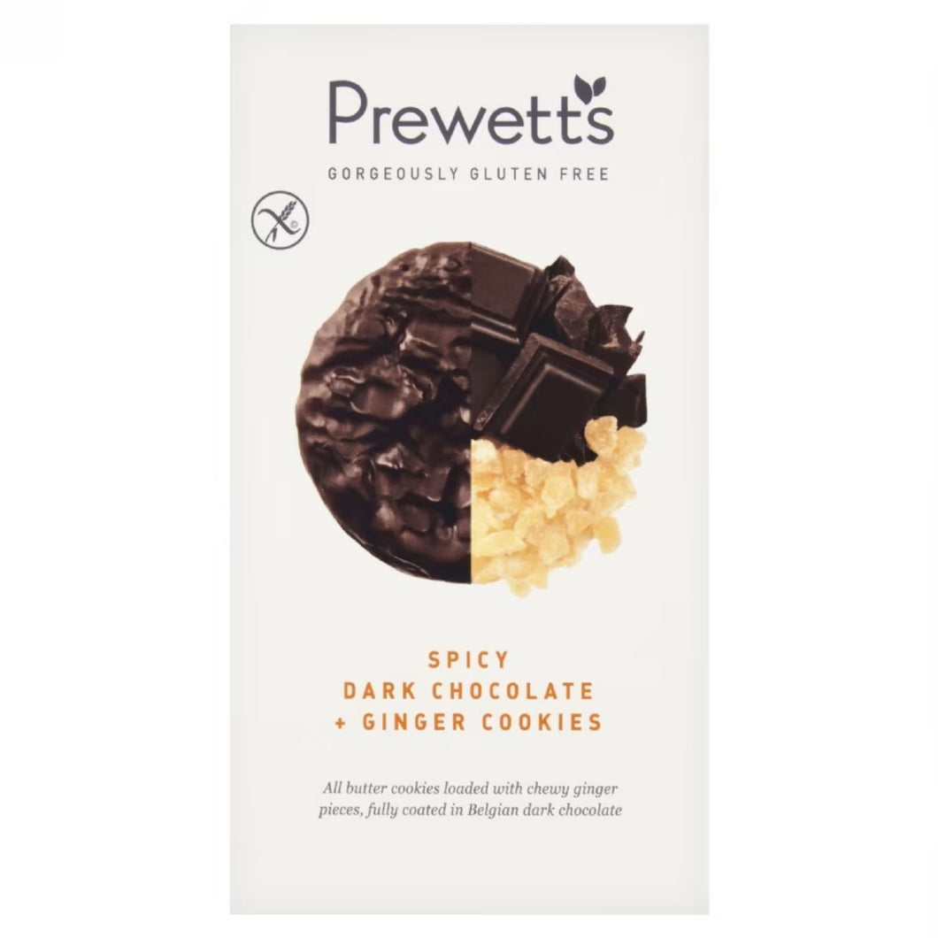 Prewett's Gluten Free Spicy Dark Choc & Ginger Cookies 150g