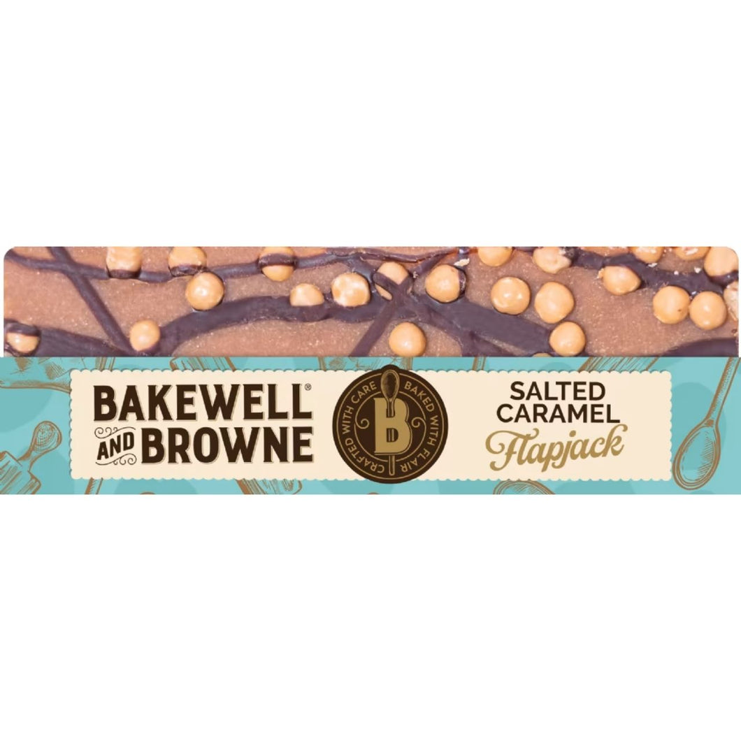 Bakewell And Browne Salted Caramel Topped Flapjack 80g