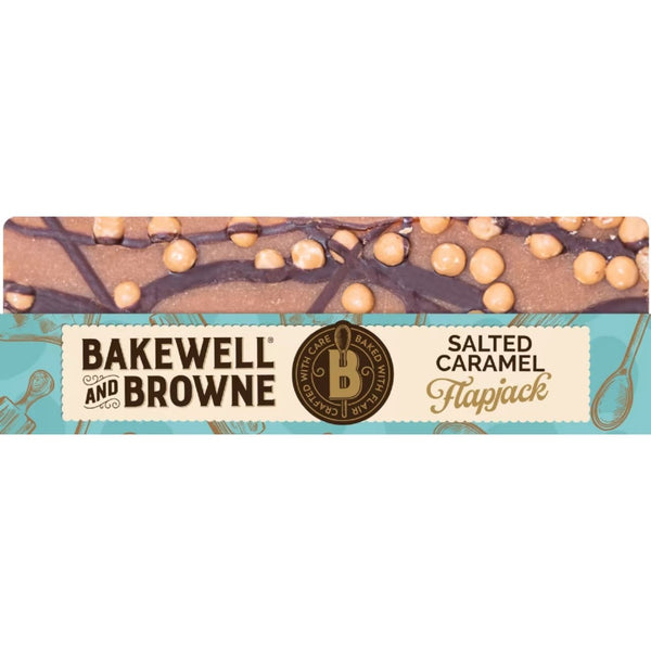 Bakewell And Browne Salted Caramel Topped Flapjack 80g