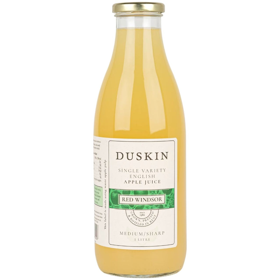 Duskin Single Variety English Apple Juice - Red Windsor (Medium/Sharp) 1L